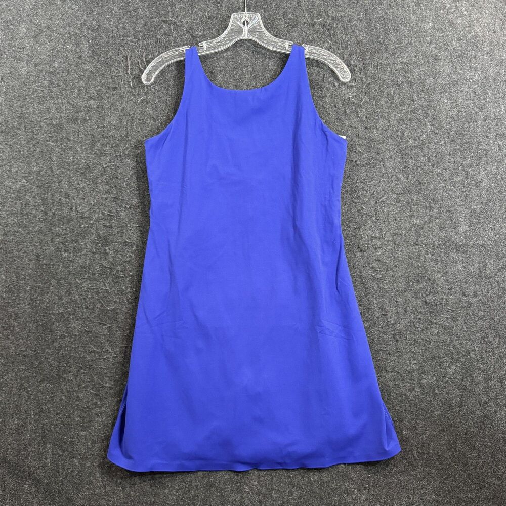 Spanx Power Boost Exercise Dress Women's Medium Blue Deep Azure Athleisure Sport